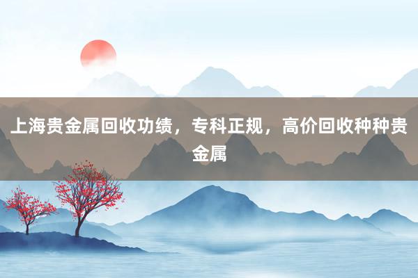 上海贵金属回收功绩，专科正规，高价回收种种贵金属